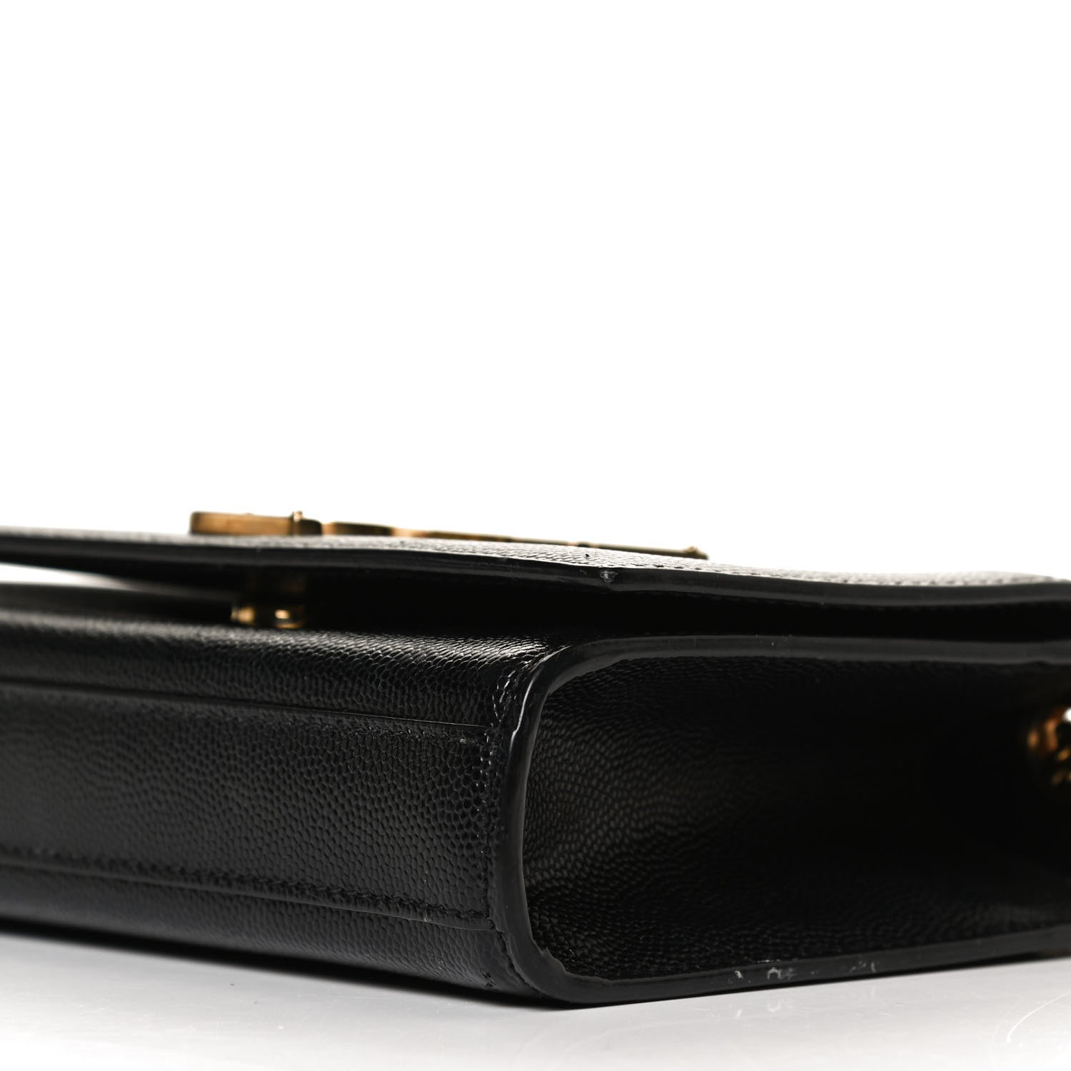 Saint Laurent Grain De Poudre Small Monogram Kate Satchel Black 11 of 14
