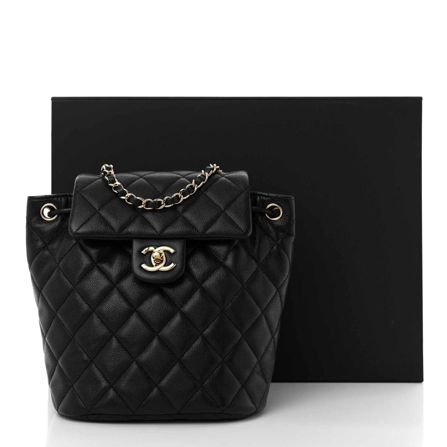Chanel Caviar Quilted Mini Urban Spirit Backpack Black 11 of 11