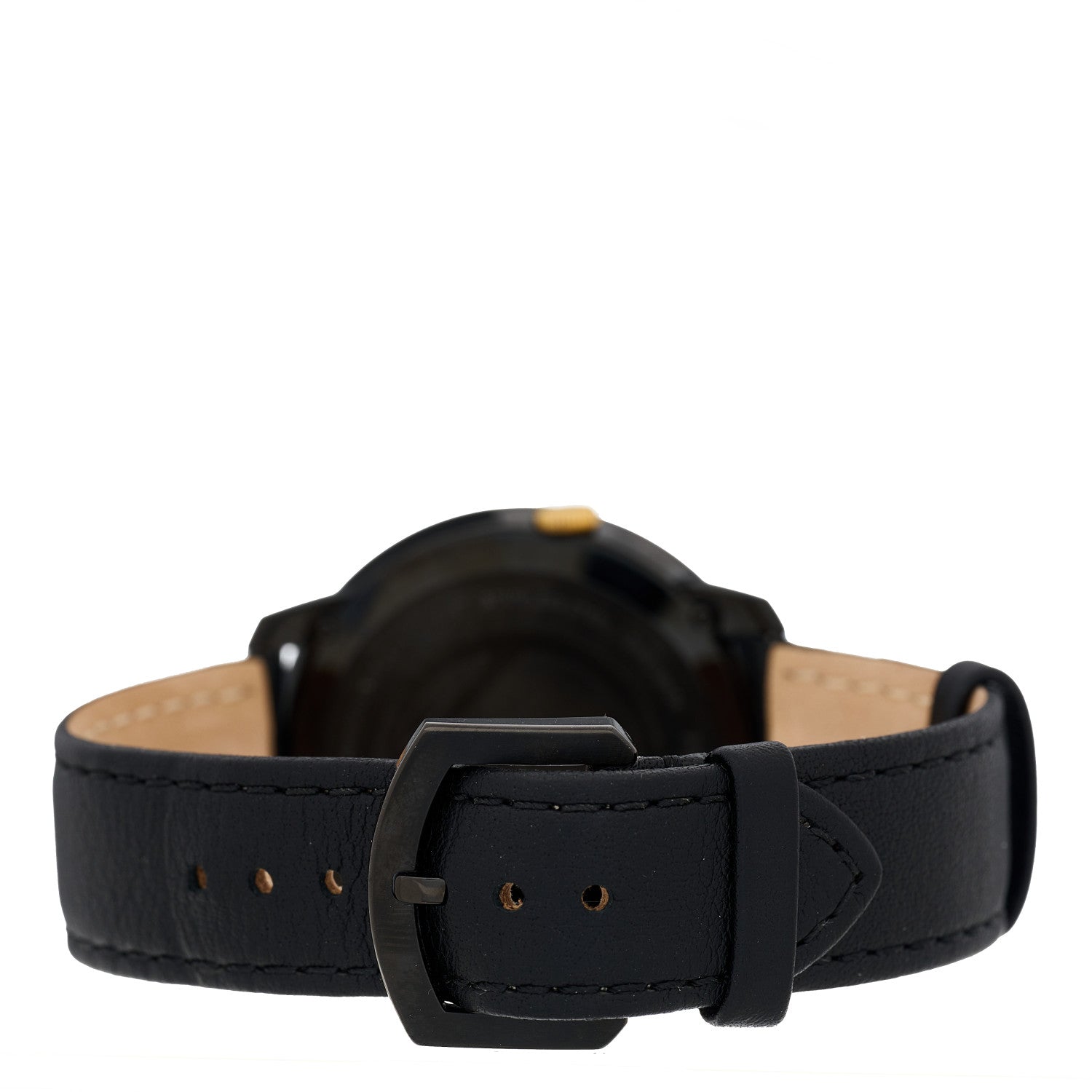 Fendi Stainless Steel Calfskin 40mm F is Fendi Run Away Quartz Watch Black 3 of 4