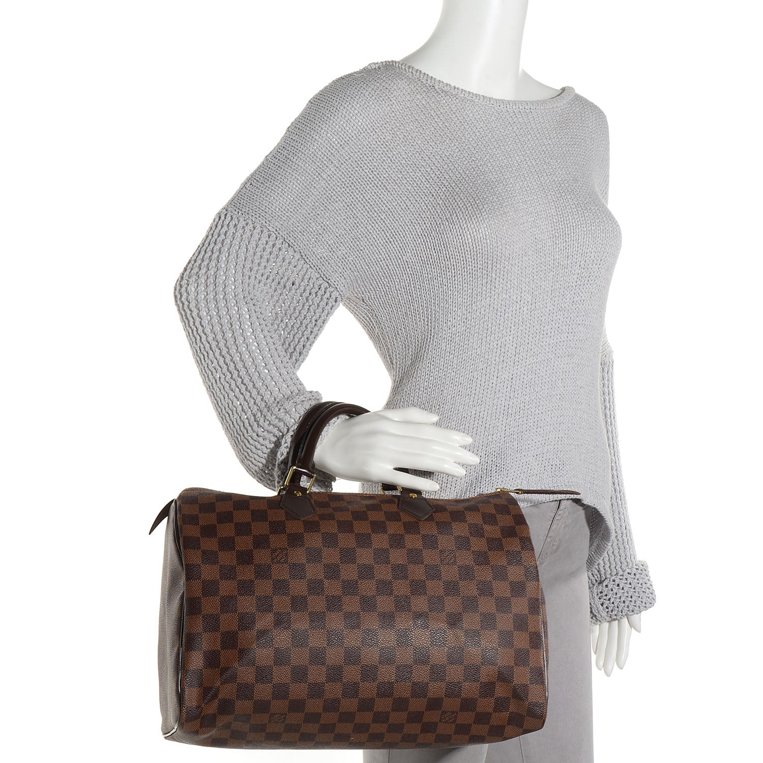 Louis Vuitton Damier Ebene Speedy 35 2 of 7