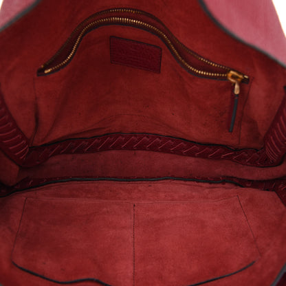 Valentino Garavani Grained Calfskin C Rockee Scarab Fringe Shoulder Bag Scarlet 5 of 11
