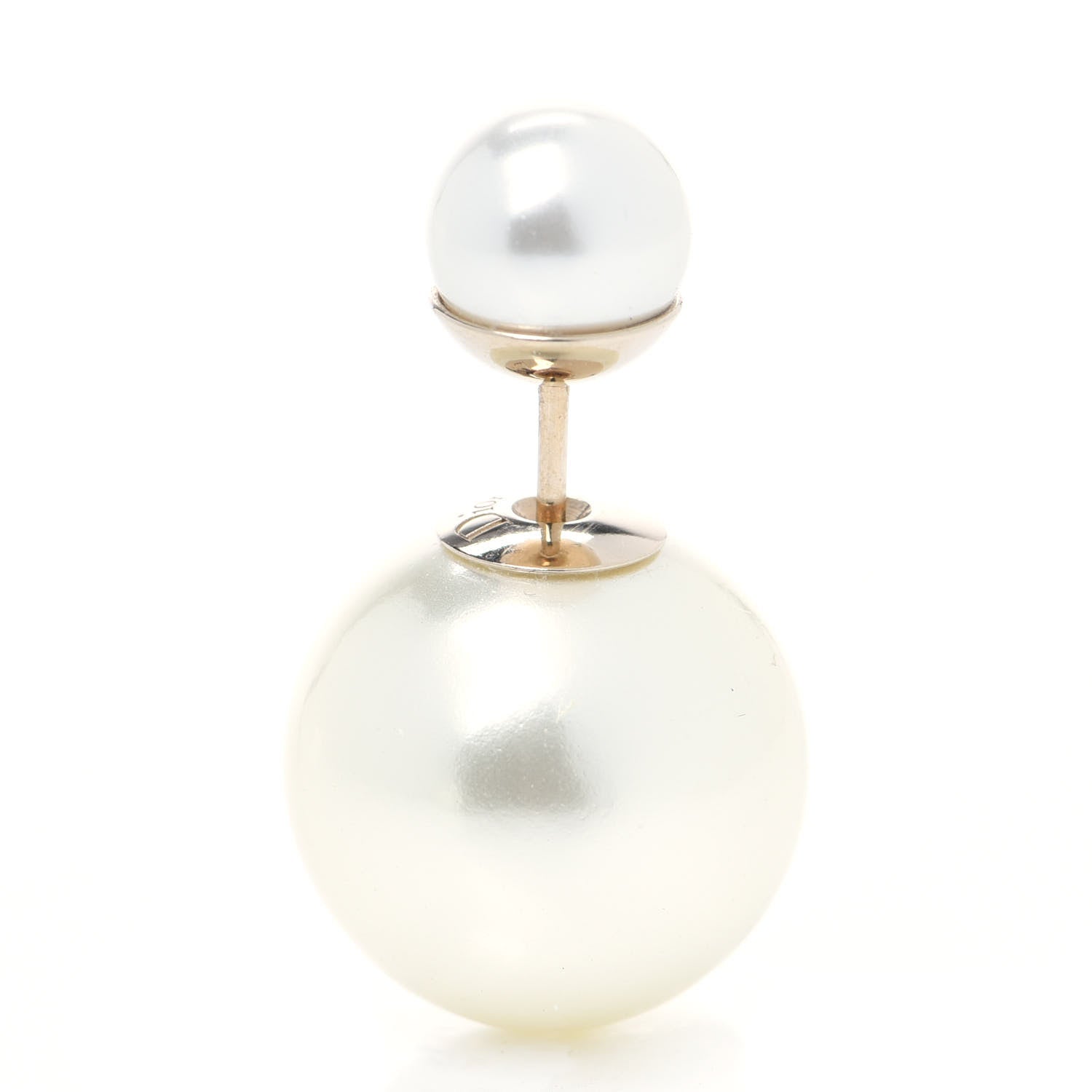 Christian Dior Pearl Mise En Dior Tribal Earrings 4 of 5