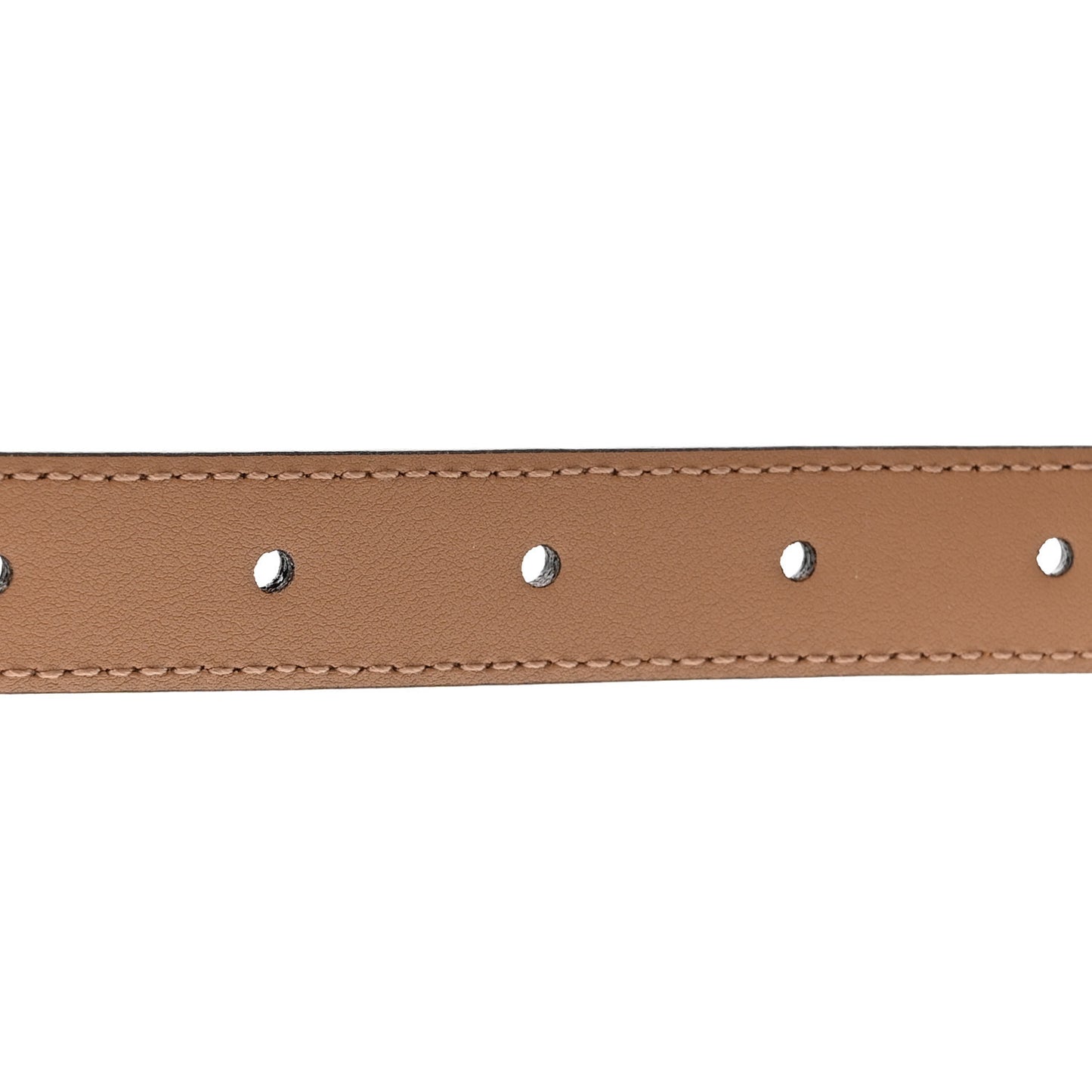 Azalea Calfskin Enamel Monochrome Double G 20mm Belt 80 32 Camelia
