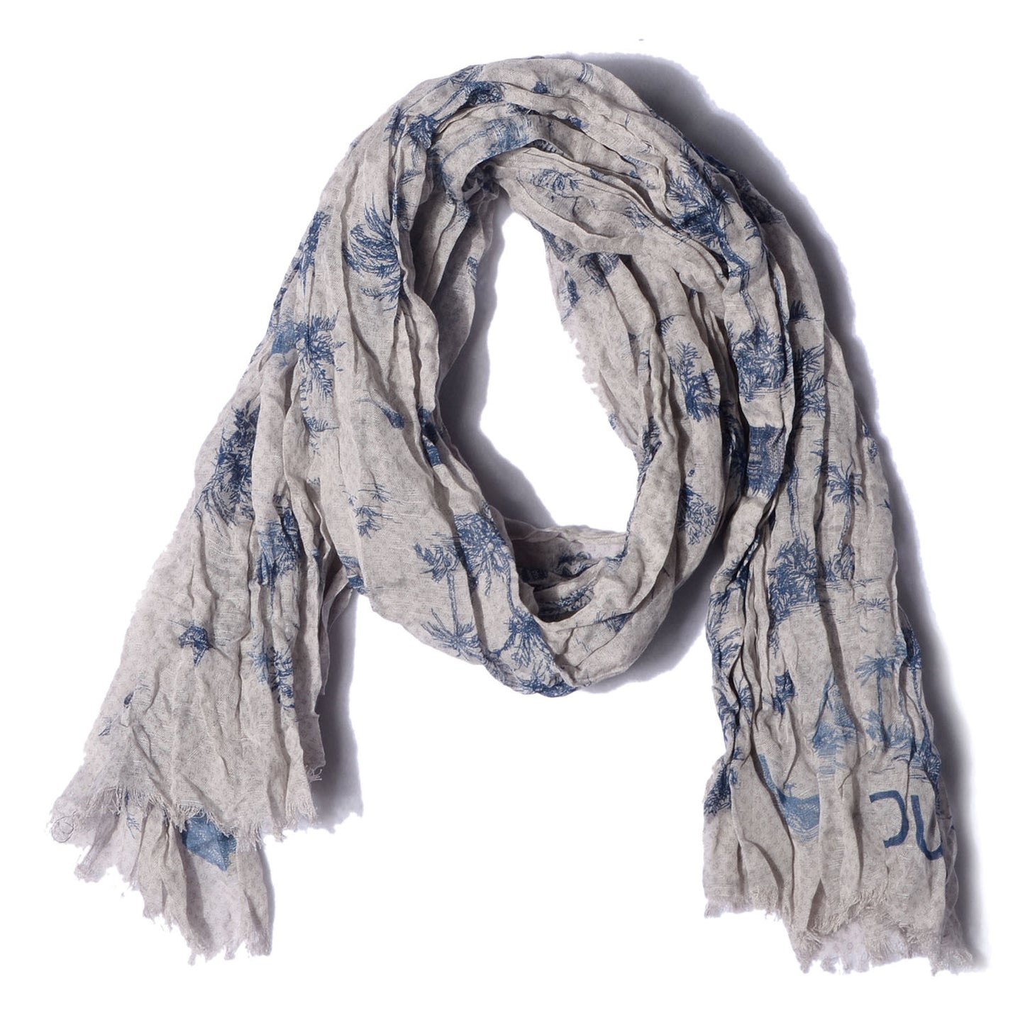 Cotton Linen Toile Etole De Louis Pareo Blue