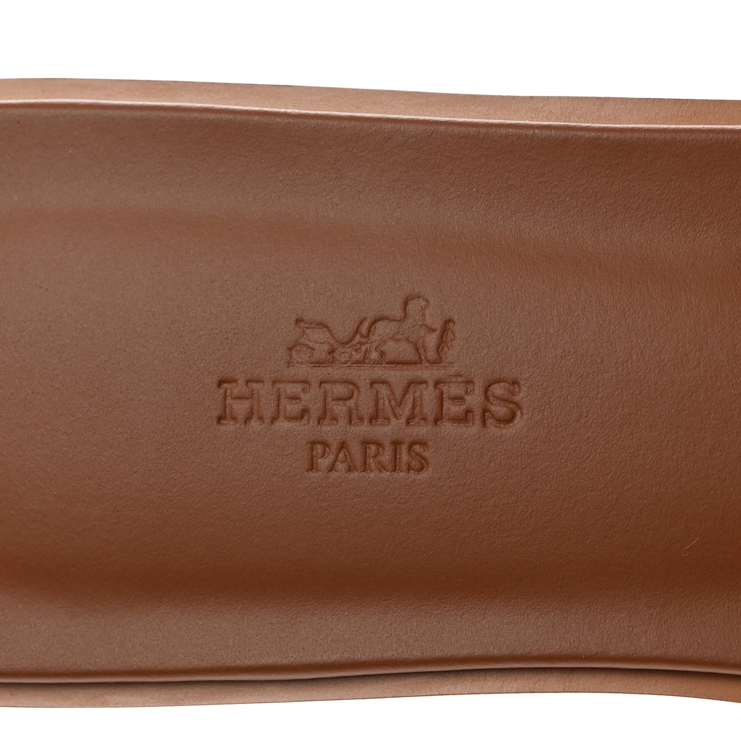 Box Calfskin Oran Sandals 38.5 Gold