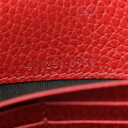 Gucci Calfskin Mini Dionysus Chain Wallet Hibiscus Red 8 of 16