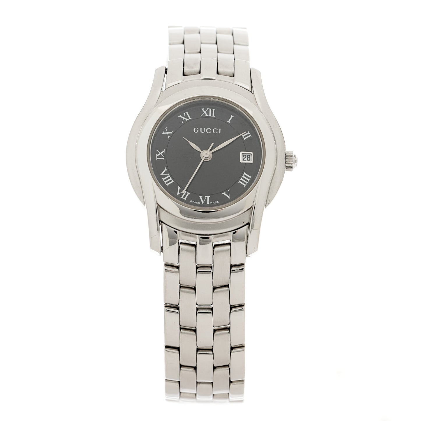 Stainless Steel 27mm 5500L Quartz Watch Black