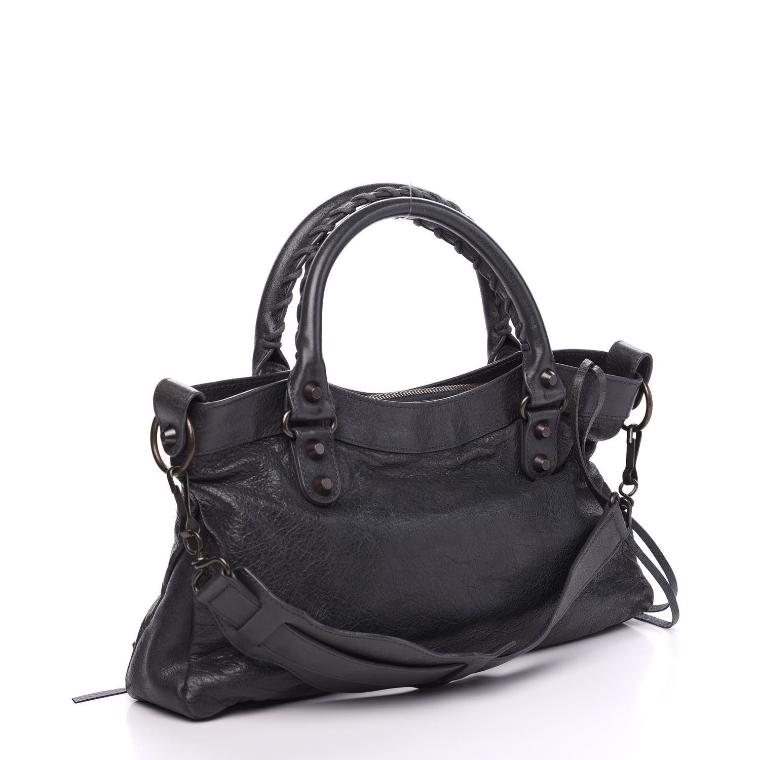 Balenciaga Agneau Classic Hardware First Anthracite 2 of 8