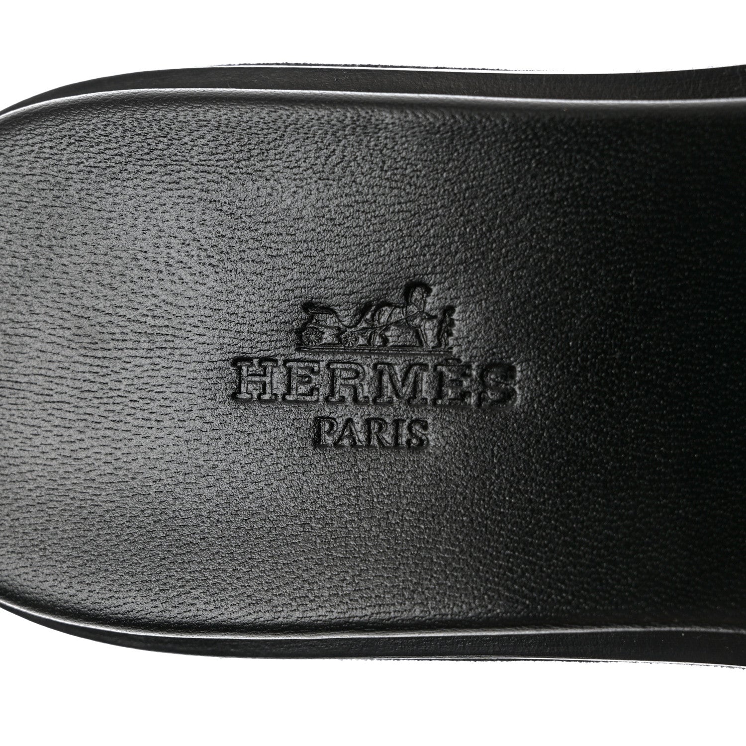 Hermes Calfskin Suede Eze 30 Sandals 38 Black 7 of 9