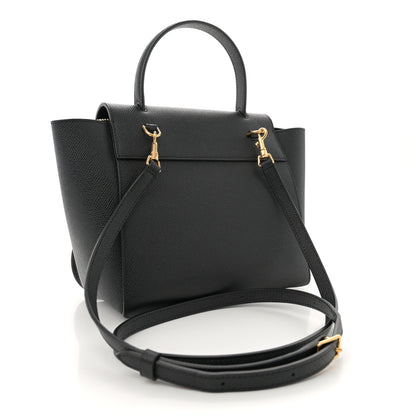 Celine Grained Calfskin Nano Belt Bag Black 3 of 9