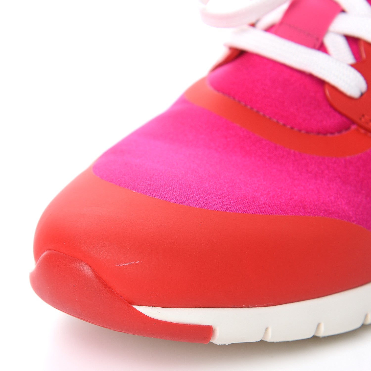 Louis Vuitton Rubber Technical Fabric Calfskin Aftergame Sneakers 38 Fuchsia 9 of 9