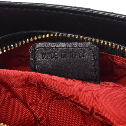 Christian Dior Lambskin Cannage Medium Lady Dior Black 7 of 9
