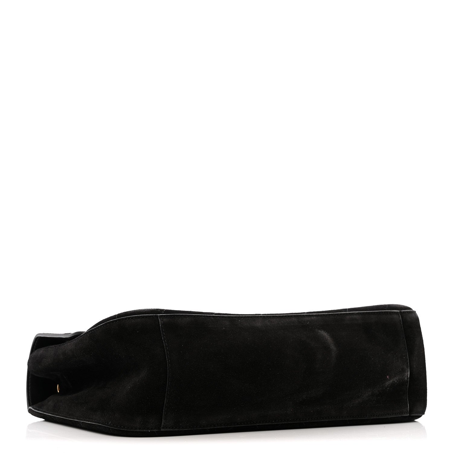 Chanel Suede Calfskin Small Souplissimo Maxi Flap Black 1882577