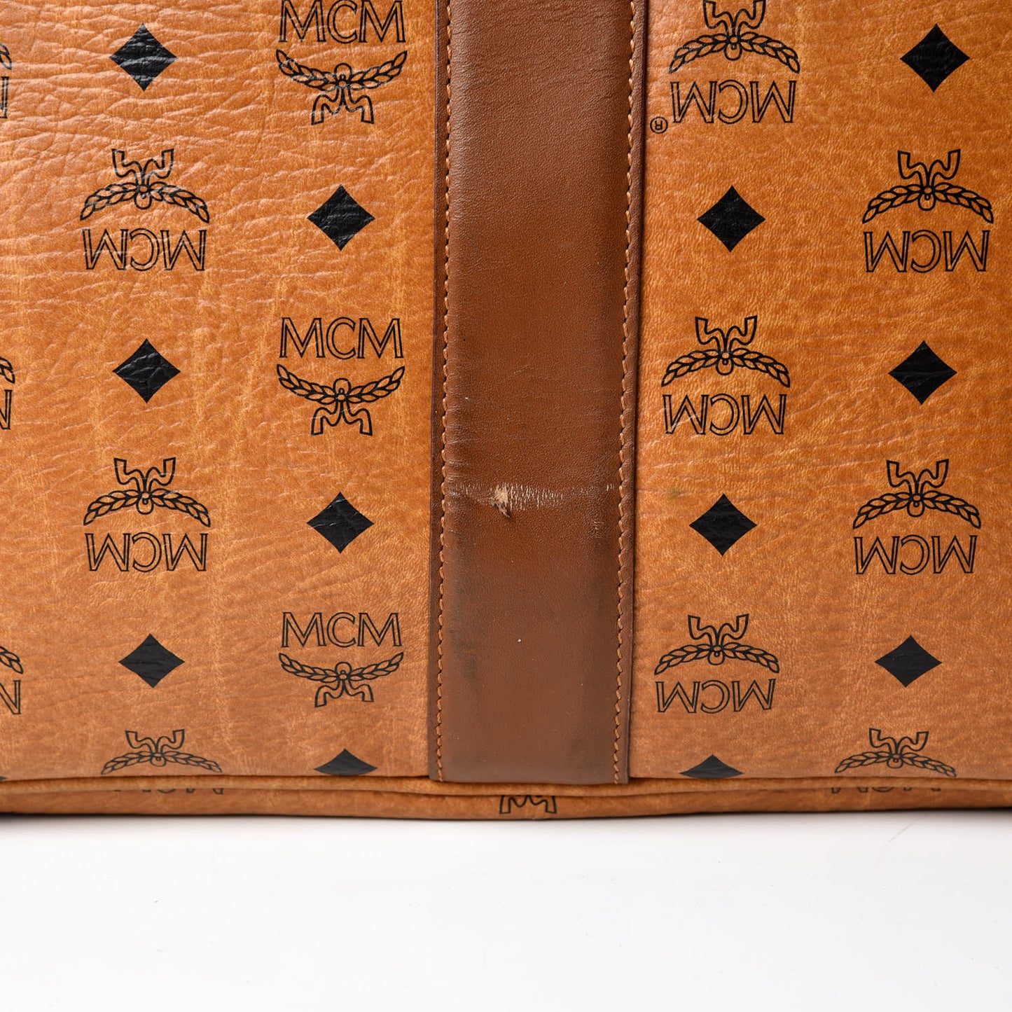 Visetos Medium Liz Reversible Shopper Tote Cognac