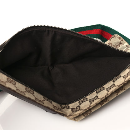 Gucci Monogram Web Belt Bag Dark Brown 5 of 10