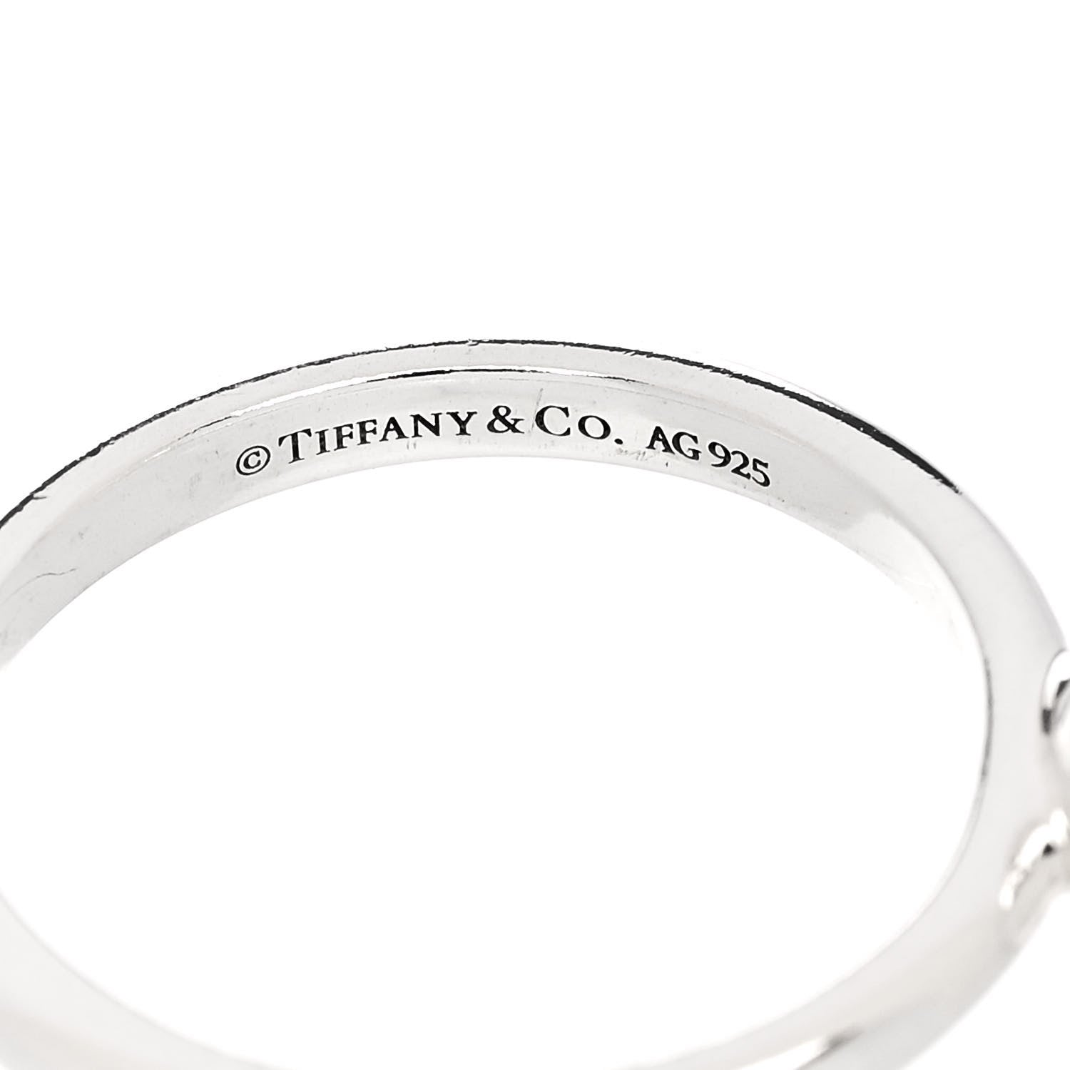 Tiffany Sterling Silver 8mm Hardwear Ball Ring 57 8 5 of 7