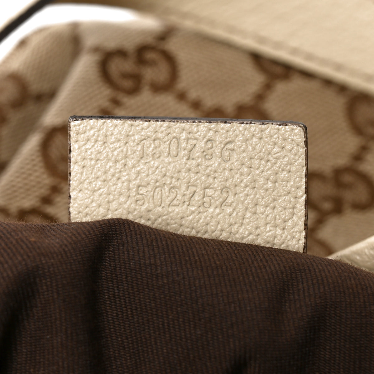 Monogram Medium Abbey Shoulder Bag Off White