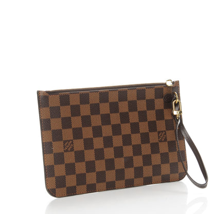 Louis Vuitton Damier Ebene Neverfull MM GM Pochette 3 of 8