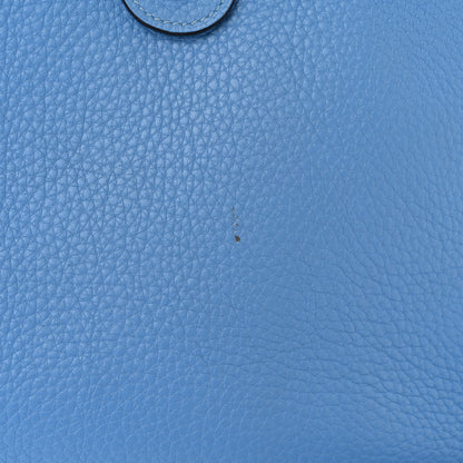 Hermes Taurillon Clemence Evelyne III PM Bleu Paradis 11 of 16
