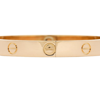 Cartier 18K Yellow Gold LOVE Bracelet 17 3 of 8
