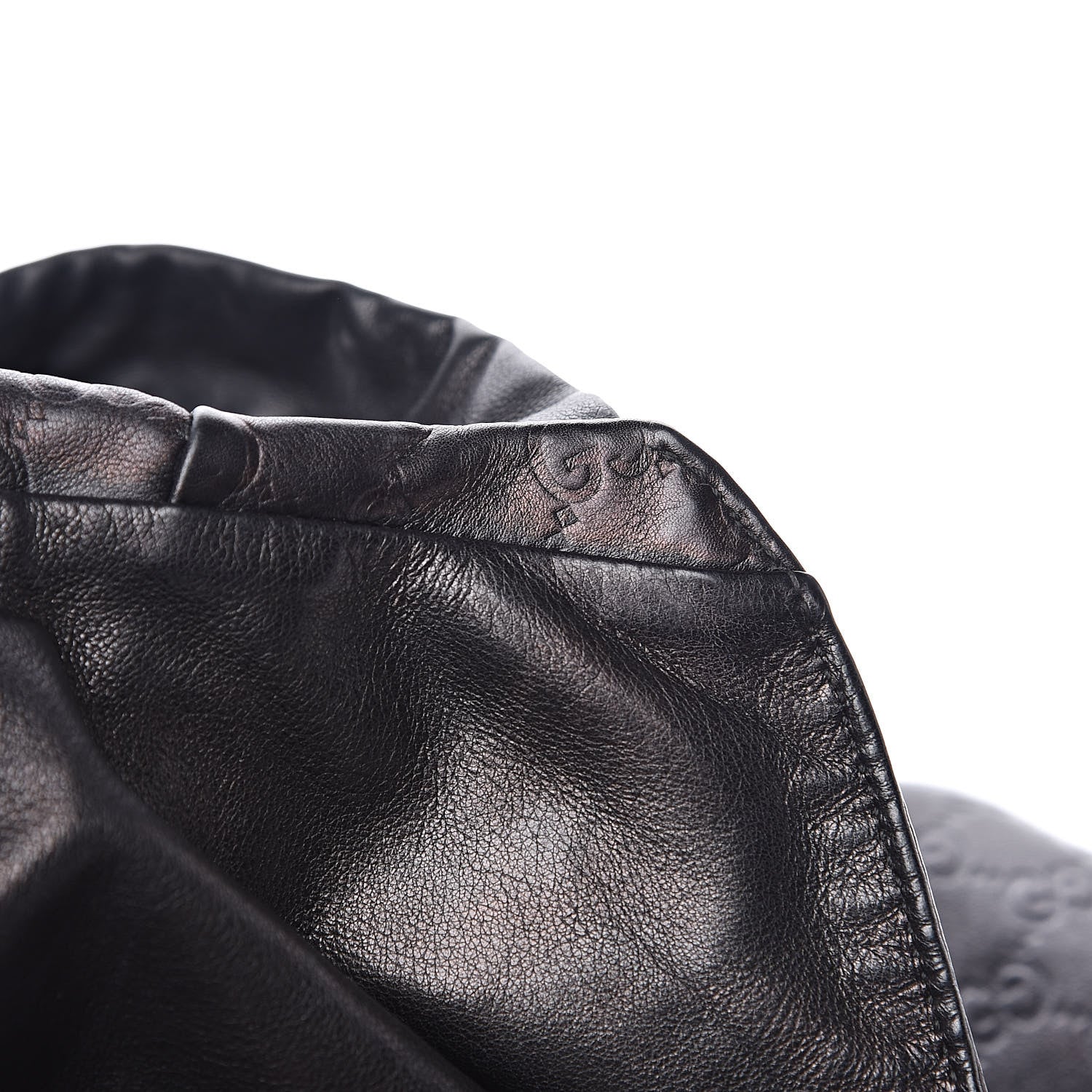 Gucci Guccissima Medium Hysteria Top Handle Bag Black 10 of 16