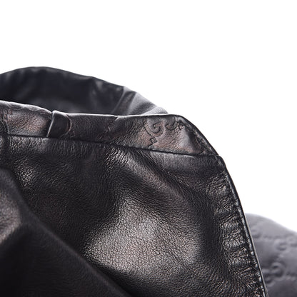 Gucci Guccissima Medium Hysteria Top Handle Bag Black 10 of 16