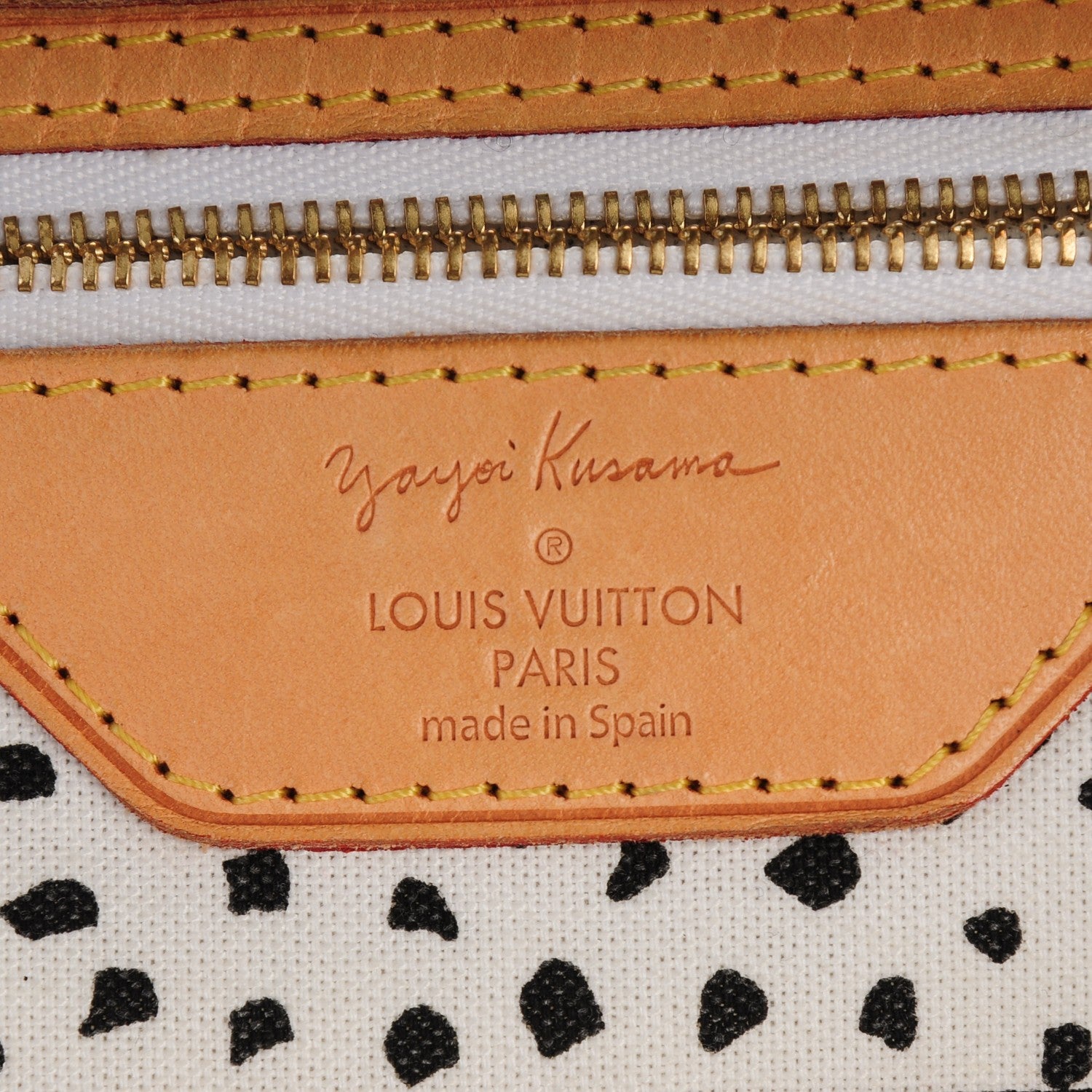 Louis Vuitton Monogram Kusama Waves Neverfull MM White 6 of 7