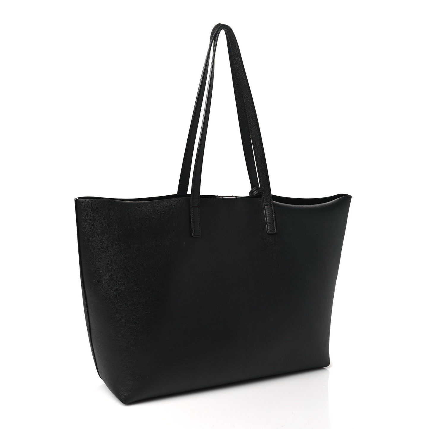 Calfskin Large Shopping Tote Black