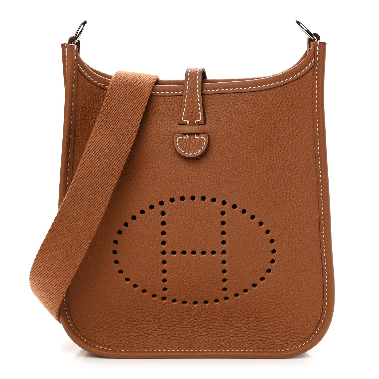Hermes Taurillon Clemence Evelyne TPM Gold 1 of 11