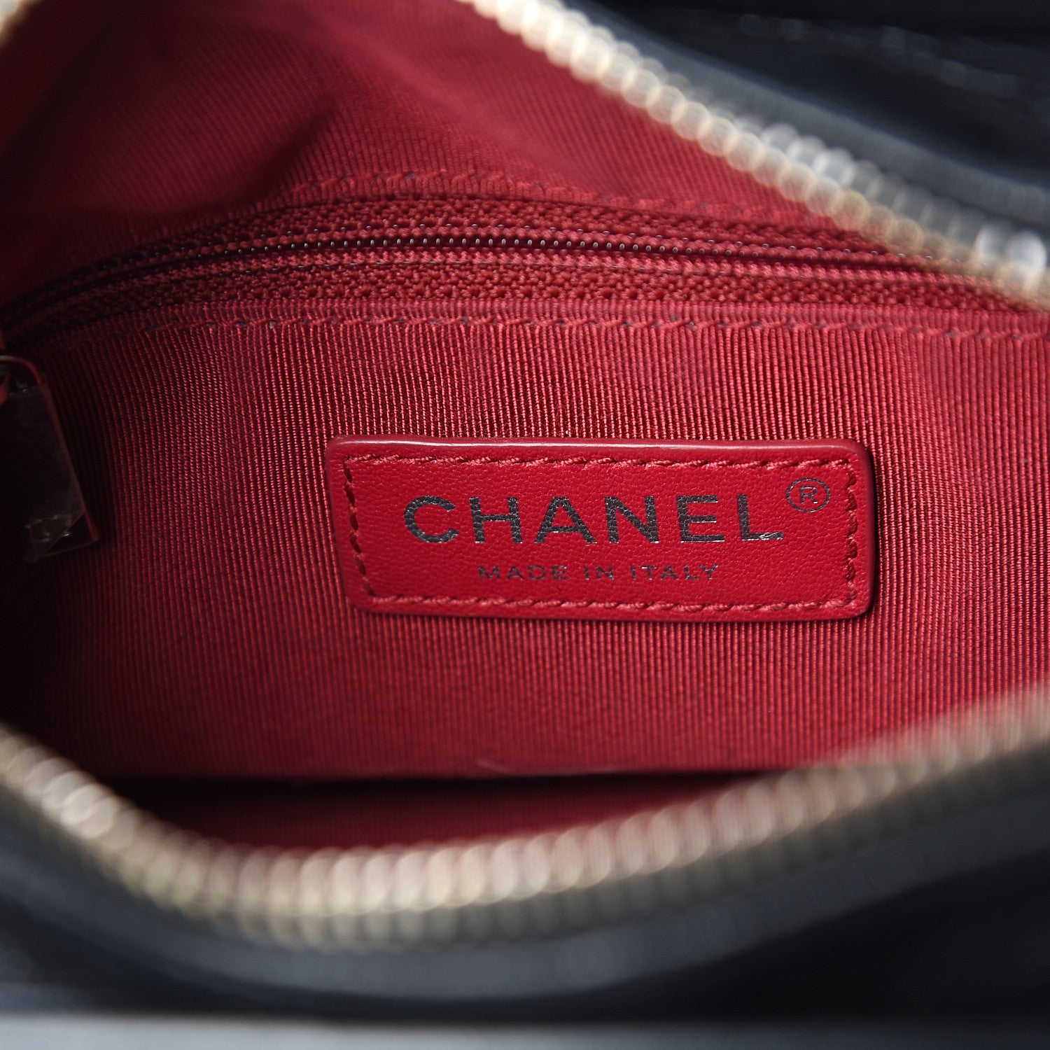 Chanel Aged Calfskin Quilted Small Gabrielle Hobo Black 5 of 9