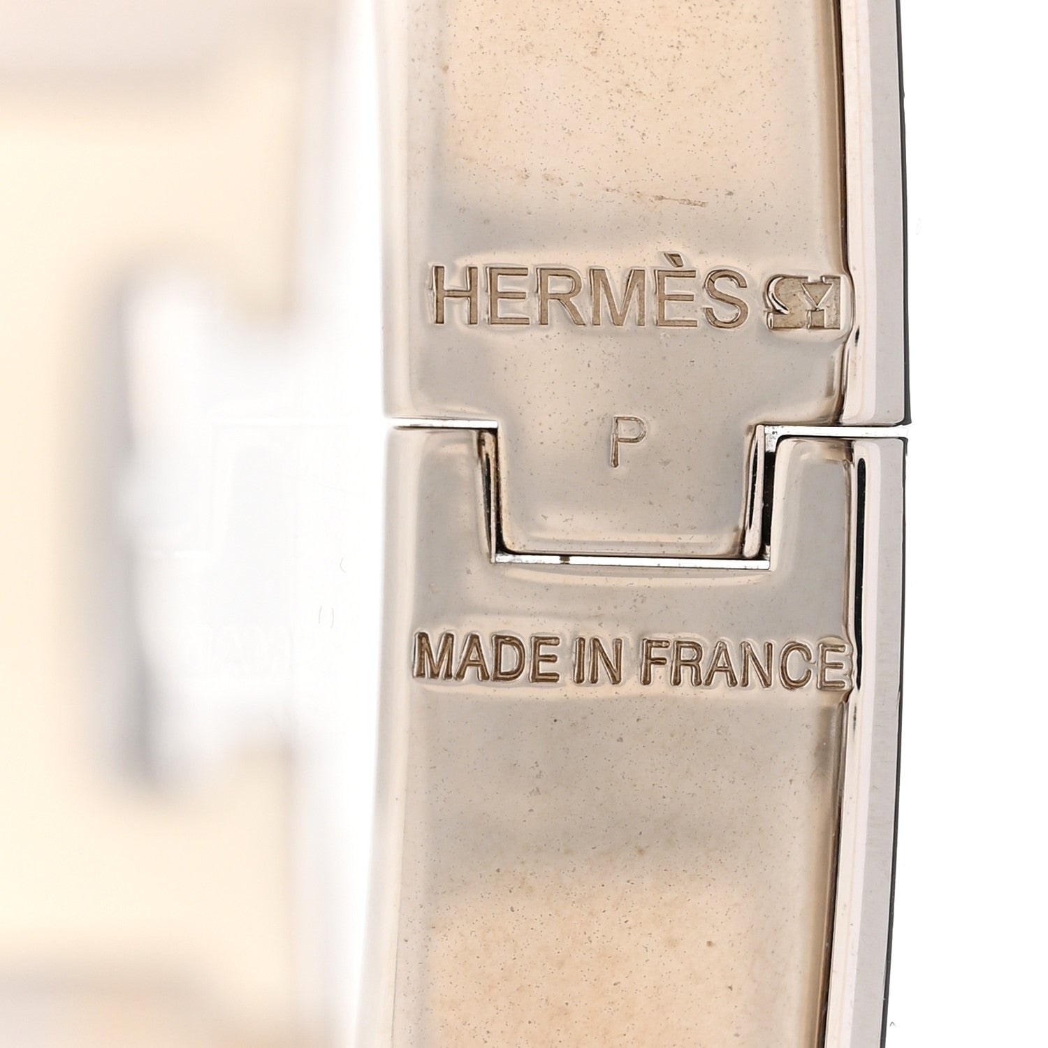 Hermes Enamel Narrow Clic Clac H Bracelet Marron Glace 4 of 6