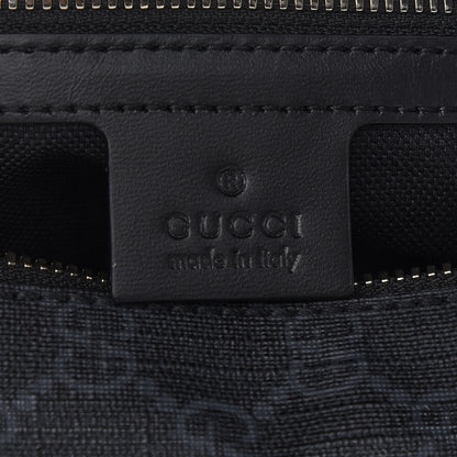 Gucci GG Supreme Monogram Selleria Calfskin Square Messenger Bag Black 6 of 9
