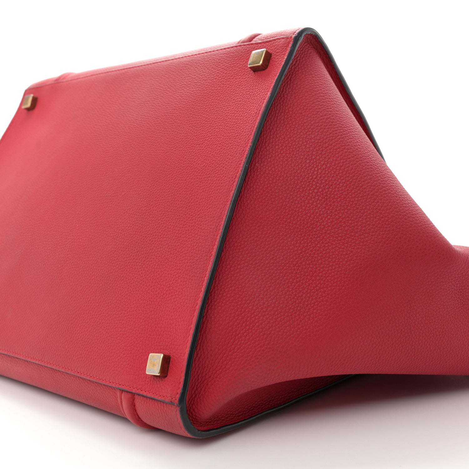 Celine Grained Baby Calfskin Medium Phantom Luggage Carmin 9 of 15