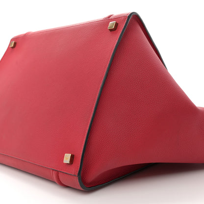 Celine Grained Baby Calfskin Medium Phantom Luggage Carmin 9 of 15