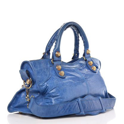 Balenciaga Agneau Giant 21 Gold Hardware Part Time Electric Bleu 4 of 12