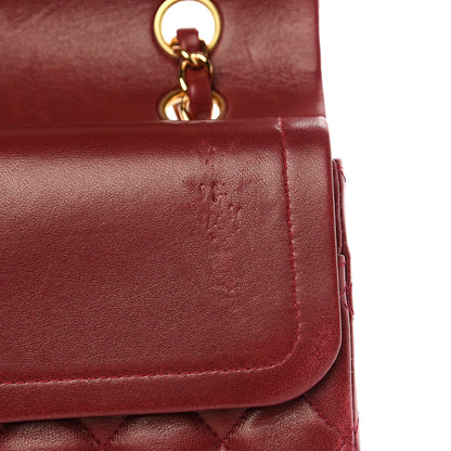 Chanel Lambskin Quilted Medium Double Flap Red 15 of 18