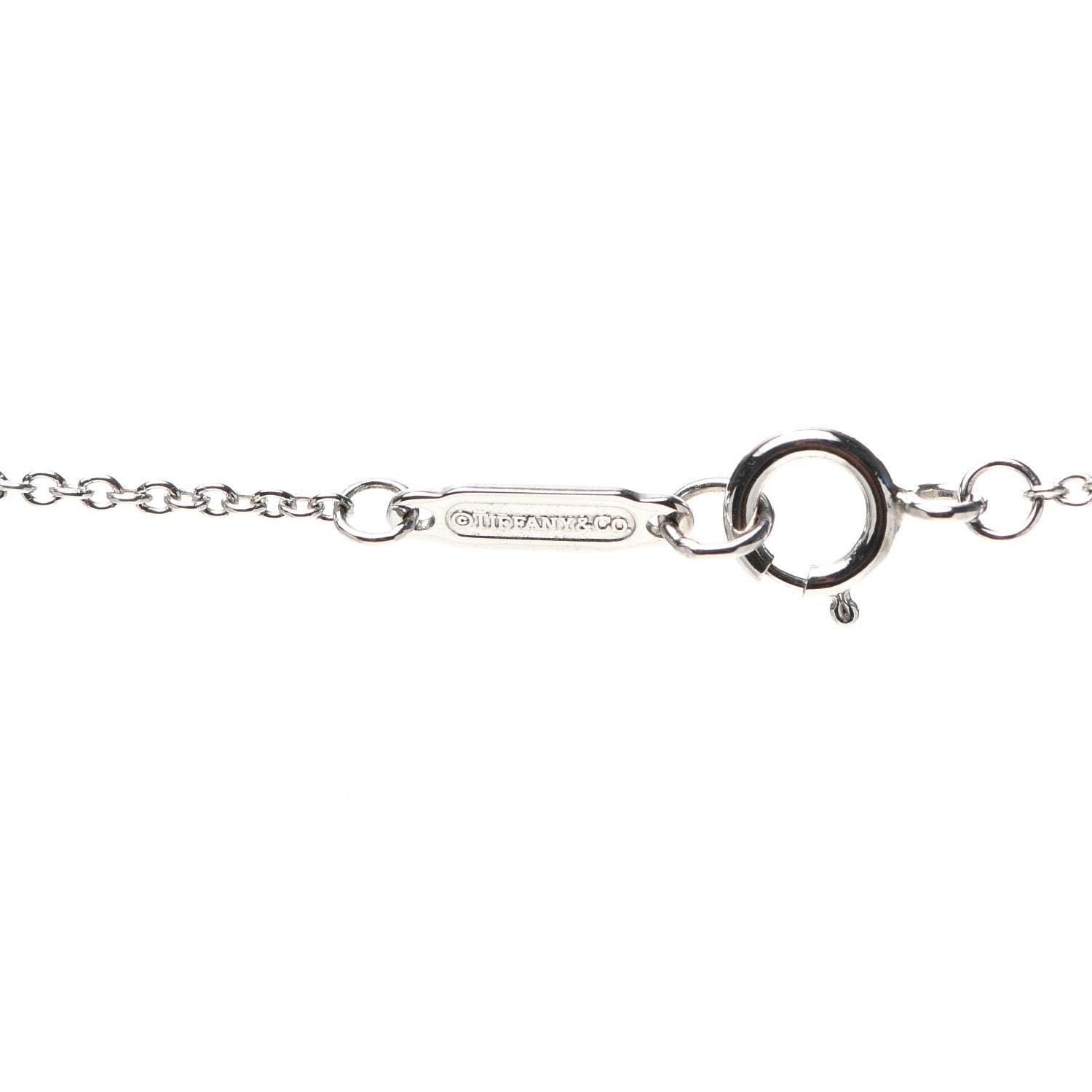 Tiffany 18K White Gold Mini Diamond Bow Pendant Necklace 4 of 6