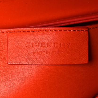 Givenchy Calfskin Bow Cut Chain Wallet Orange Fluo 6 of 11