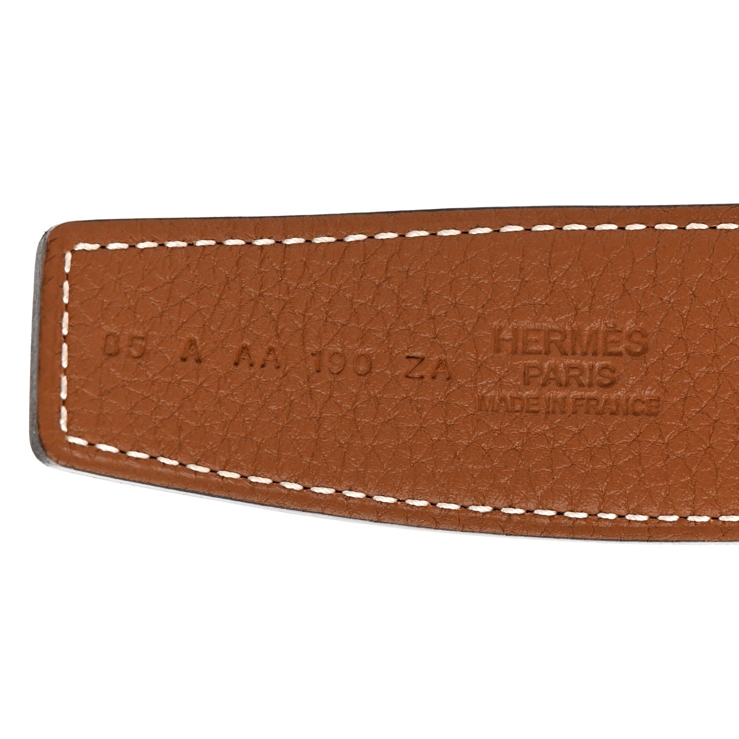 Hermes Box Togo 32mm H Belt 85 34 Black Gold 3 of 5