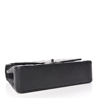 Chanel Caviar Quilted Medium Double Flap Black 4 of 10