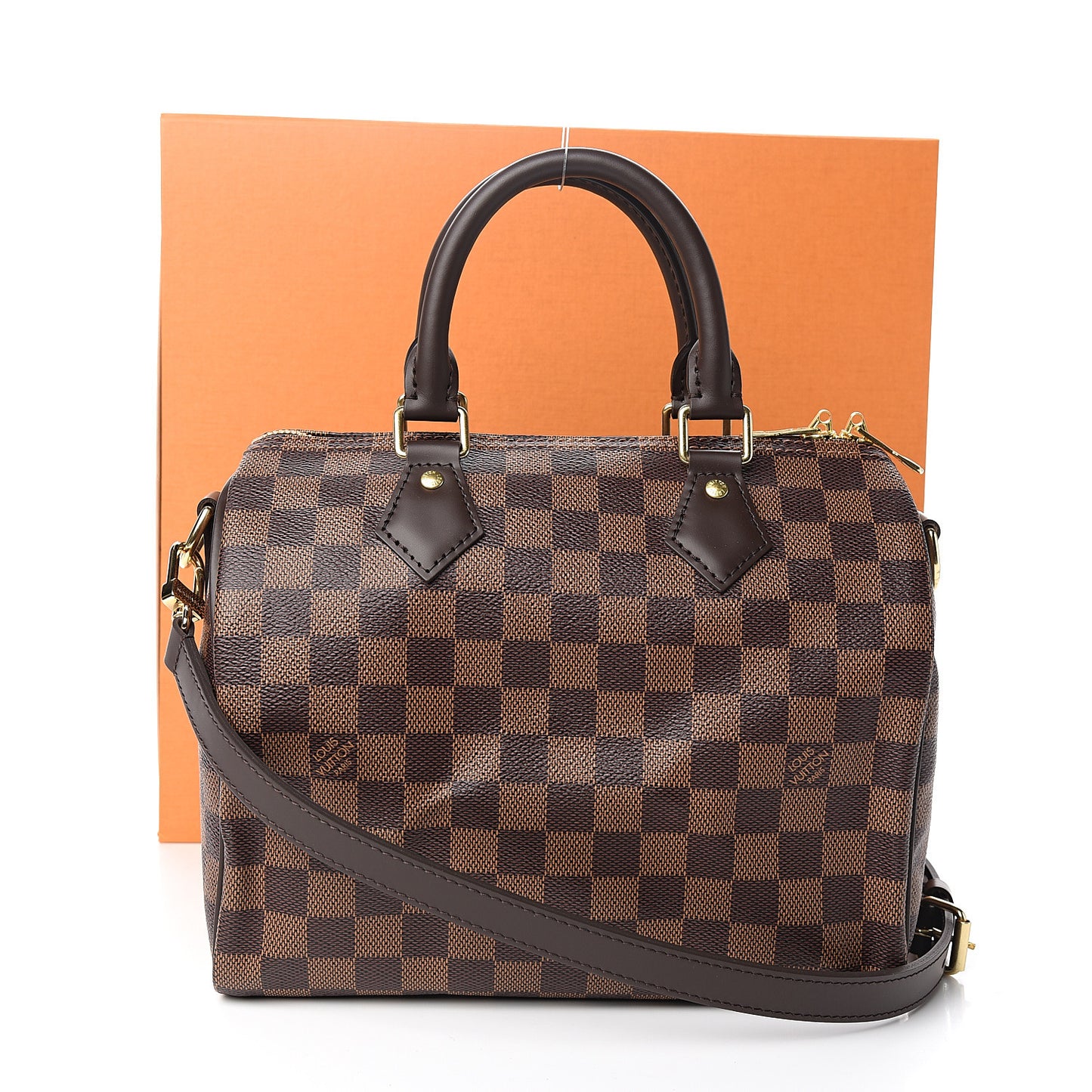 Damier Ebene Speedy Bandouliere 25