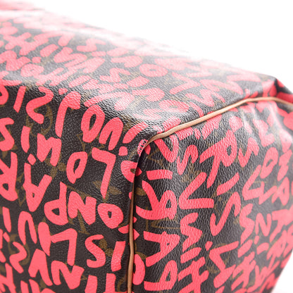 Louis Vuitton Monogram Graffiti Speedy 30 Fuchsia 13 of 16