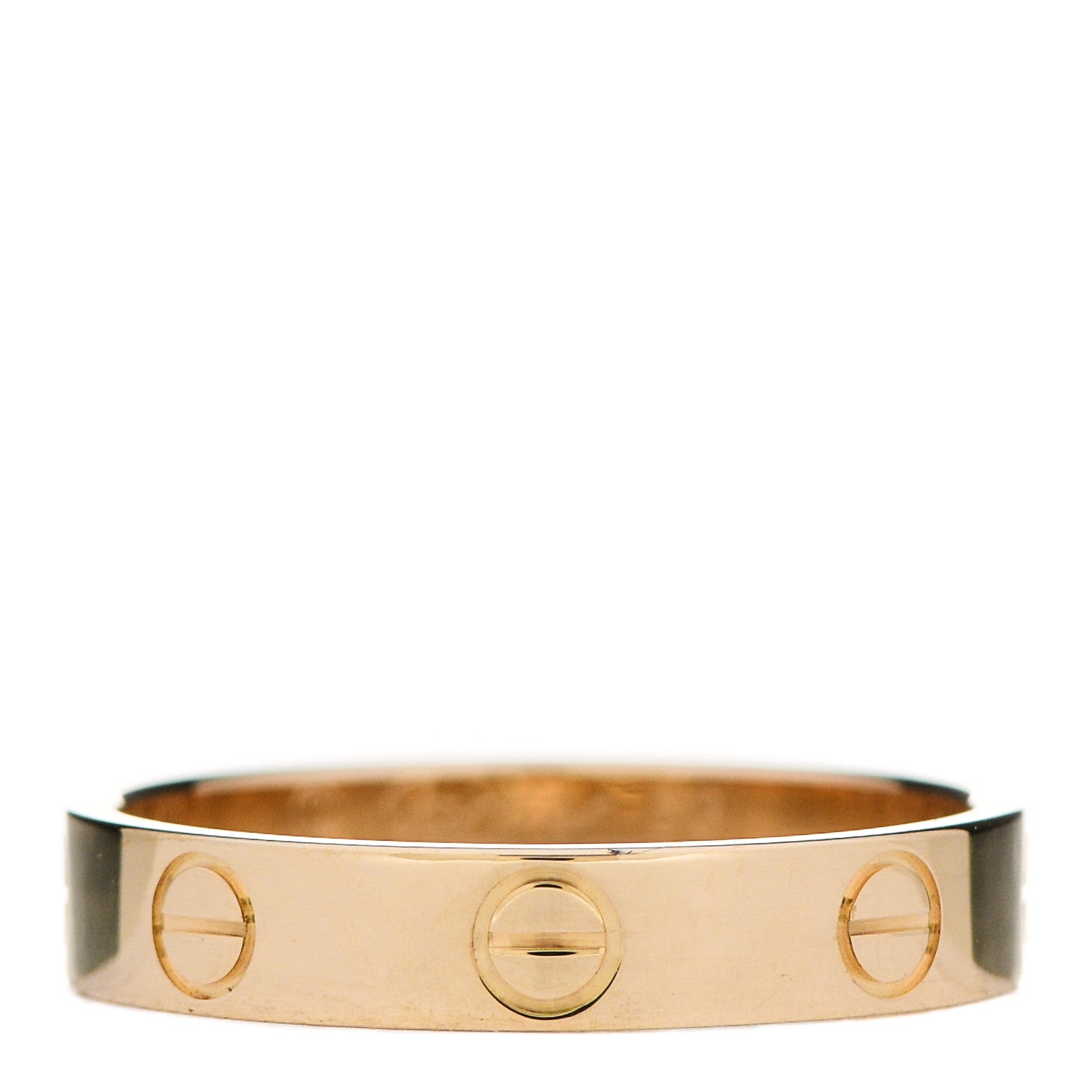 Cartier 18K Yellow Gold 3.5mm LOVE Wedding Band Ring 53 6.25 1 of 4