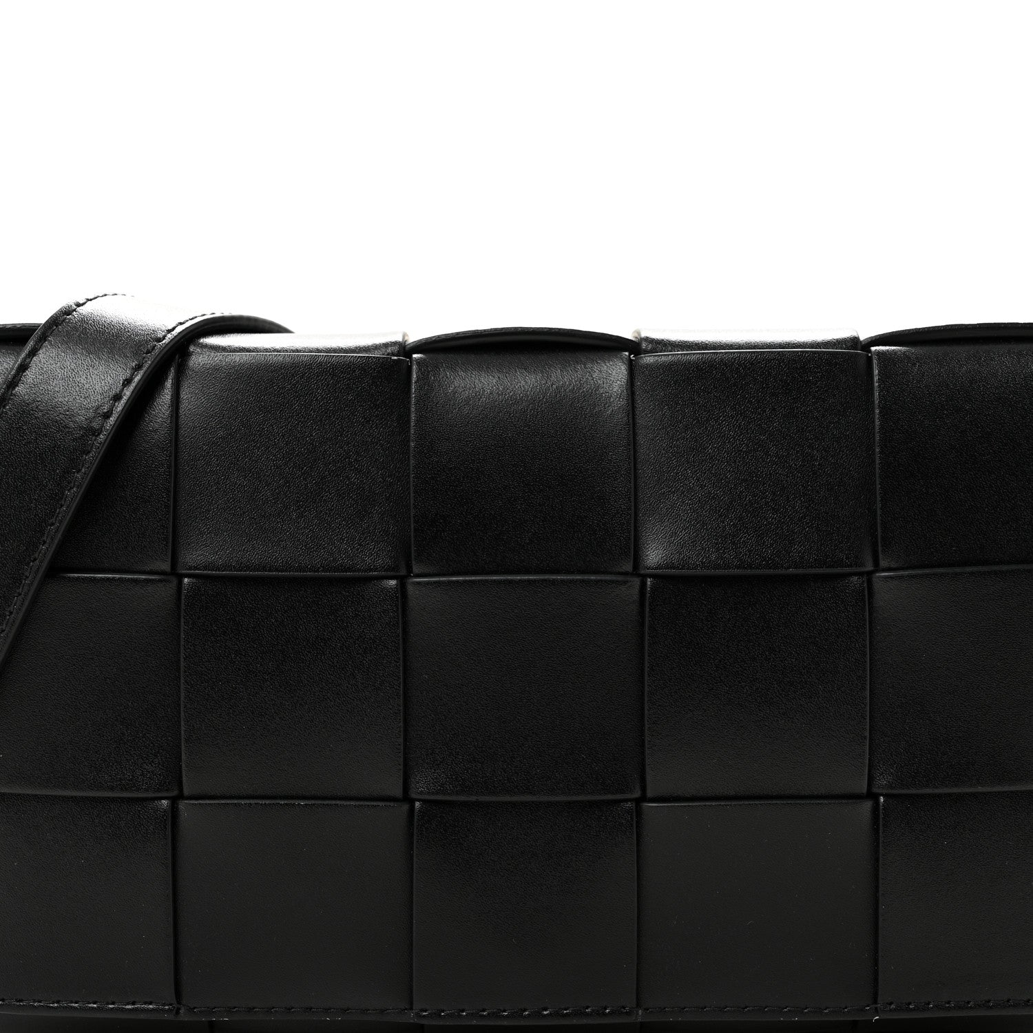 Bottega Veneta Nappa Maxi Intreccio Cassette Bag Black 8 of 12