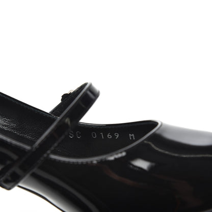 Louis Vuitton Patent Uniformes Silhouette 40mm Pumps 36.5 Black 8 of 9