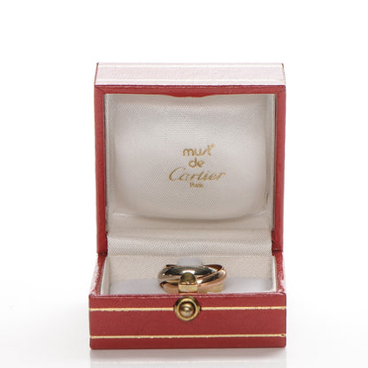 Cartier 18k Pink Yellow White Gold Les Must De Trinity Ring 44 3 7 of 7