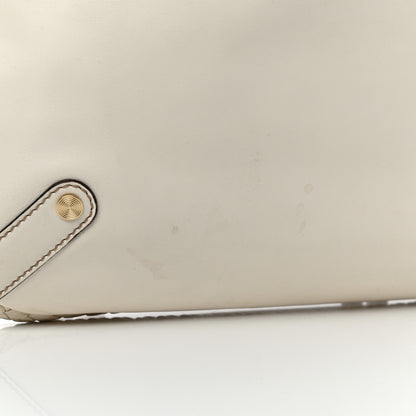 Gucci Calfskin Britt Medium Shoulder Bag White 18 of 20