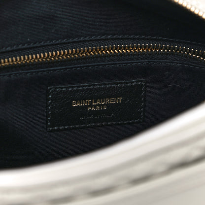 Saint Laurent Lambskin Quilted Victoire Camera Bag Blanc Vintage 6 of 11