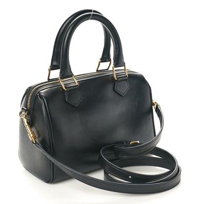 Celine Smooth Calfskin Triomphe Small Boston Bag Black 2 of 9