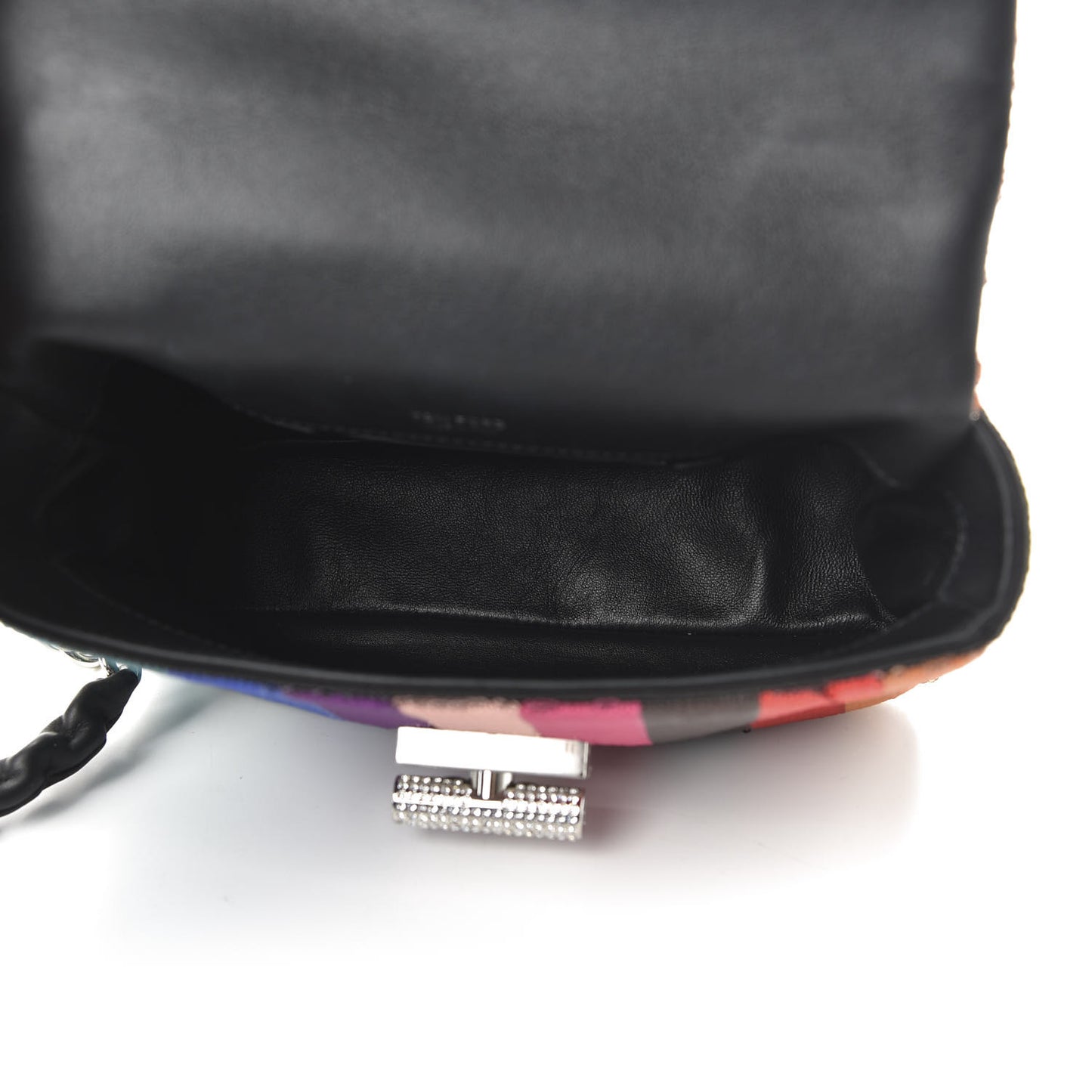 Sequin Soft Rainbow Large Natalia Chain Bag Multicolor
